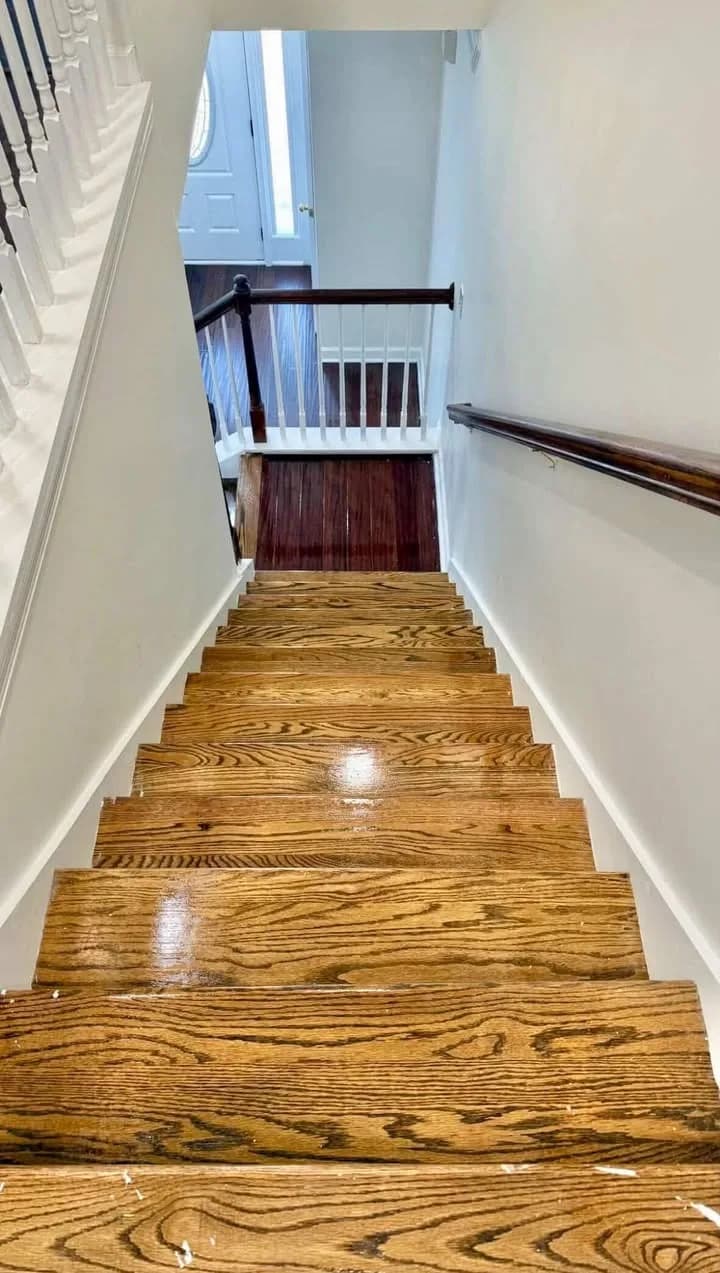 Post-construction staircase